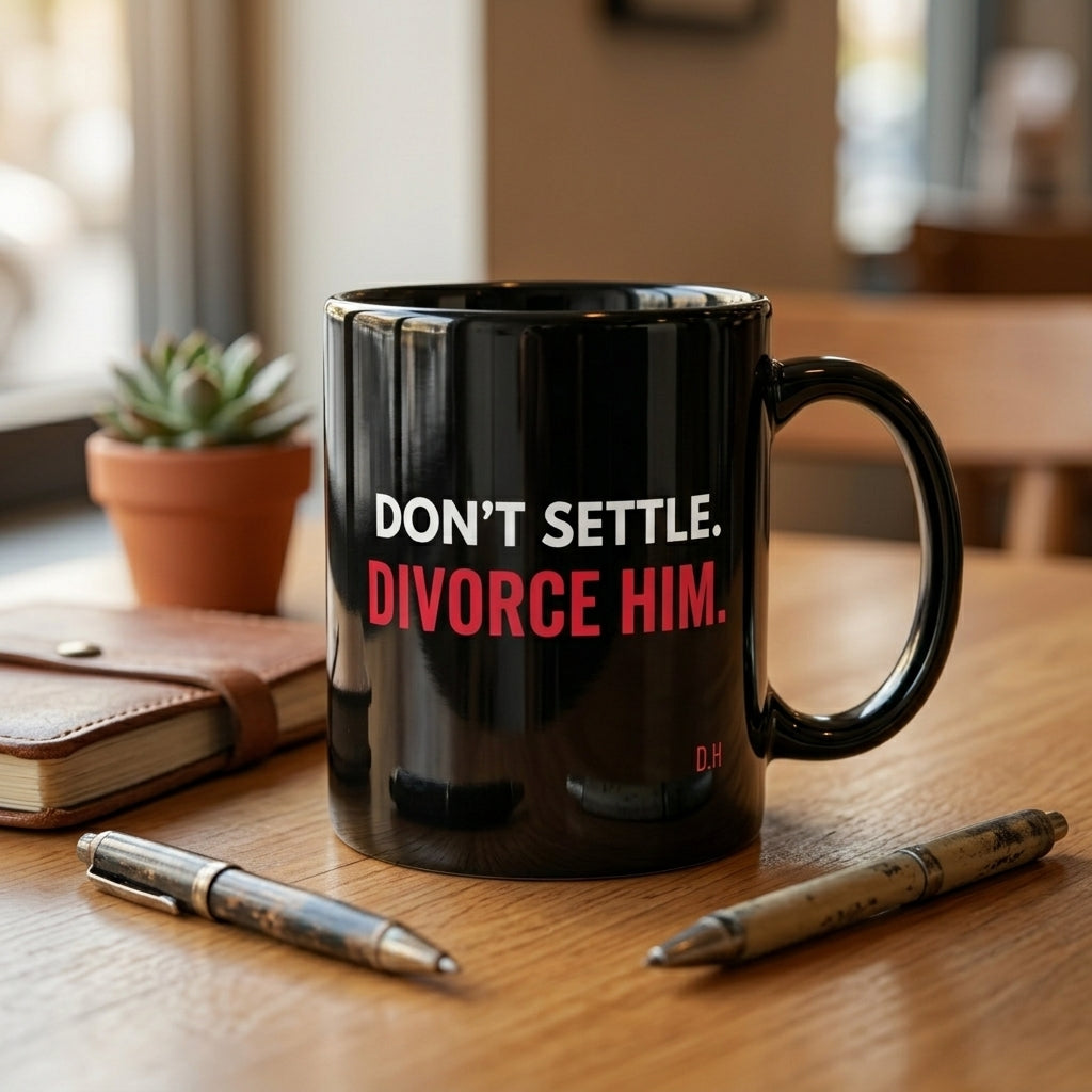 Don’t Settle Divorce Him Mug