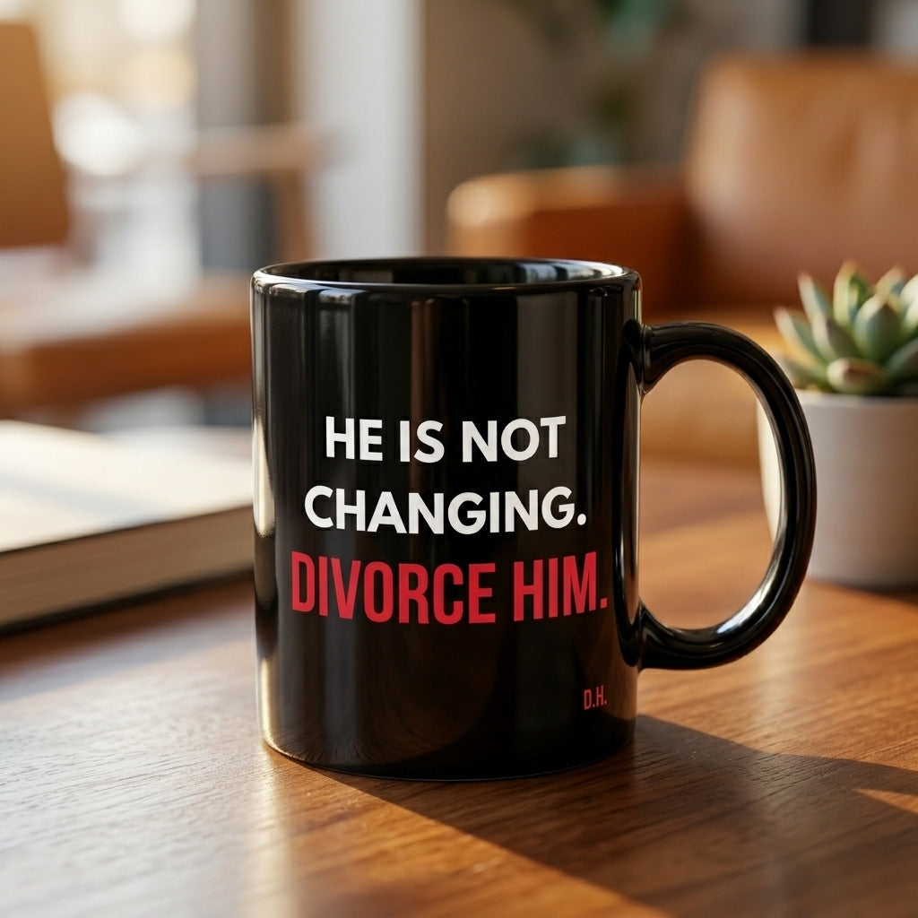 He Is Not Changing Divorce Him Mug
