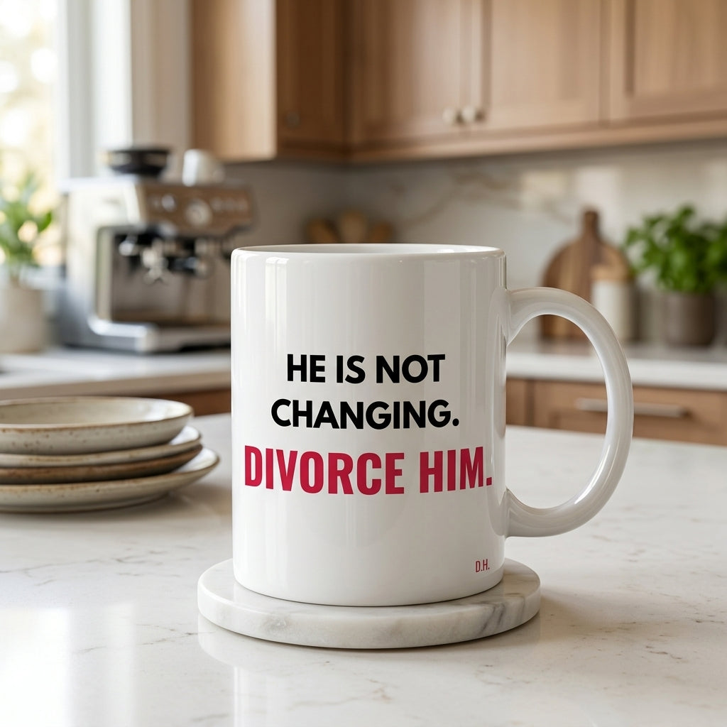 He Is Not Changing Divorce Him Mug