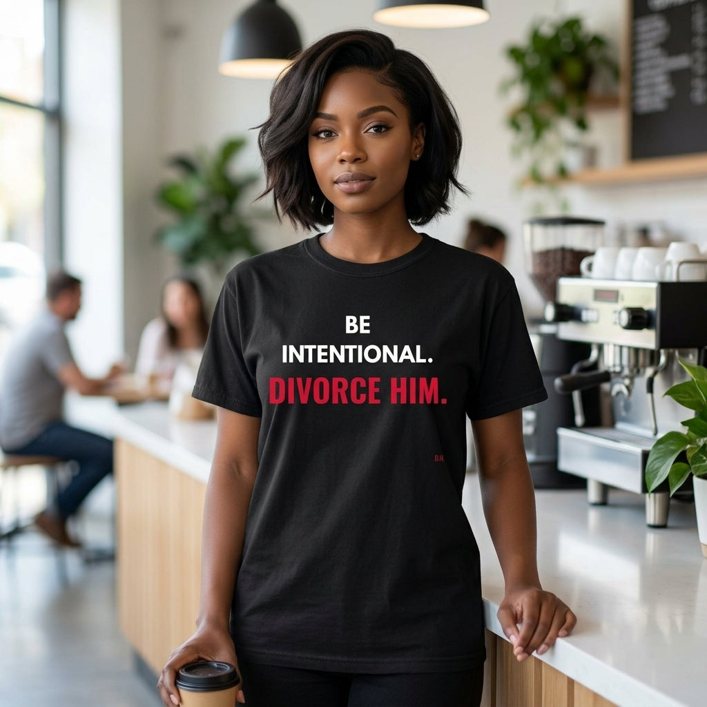 He Is Draining You Divorce Him T-Shirt