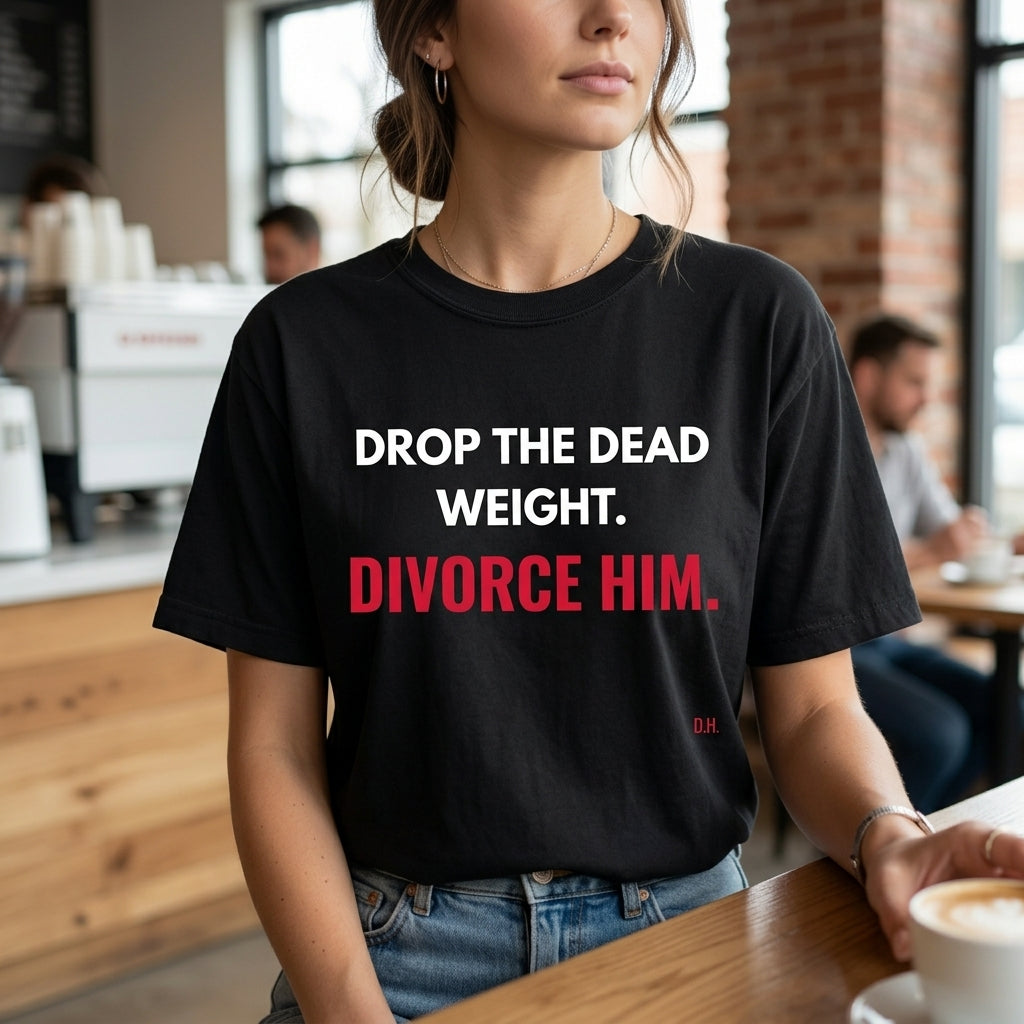Drop The Dead Weight Divorce Him T-Shirt