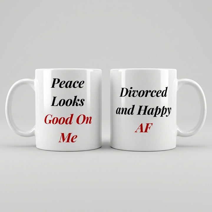 Peace Looks Good Mug - White