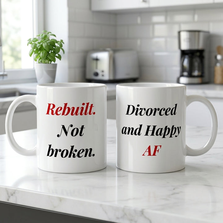 Rebuilt Not Broken Mug - White