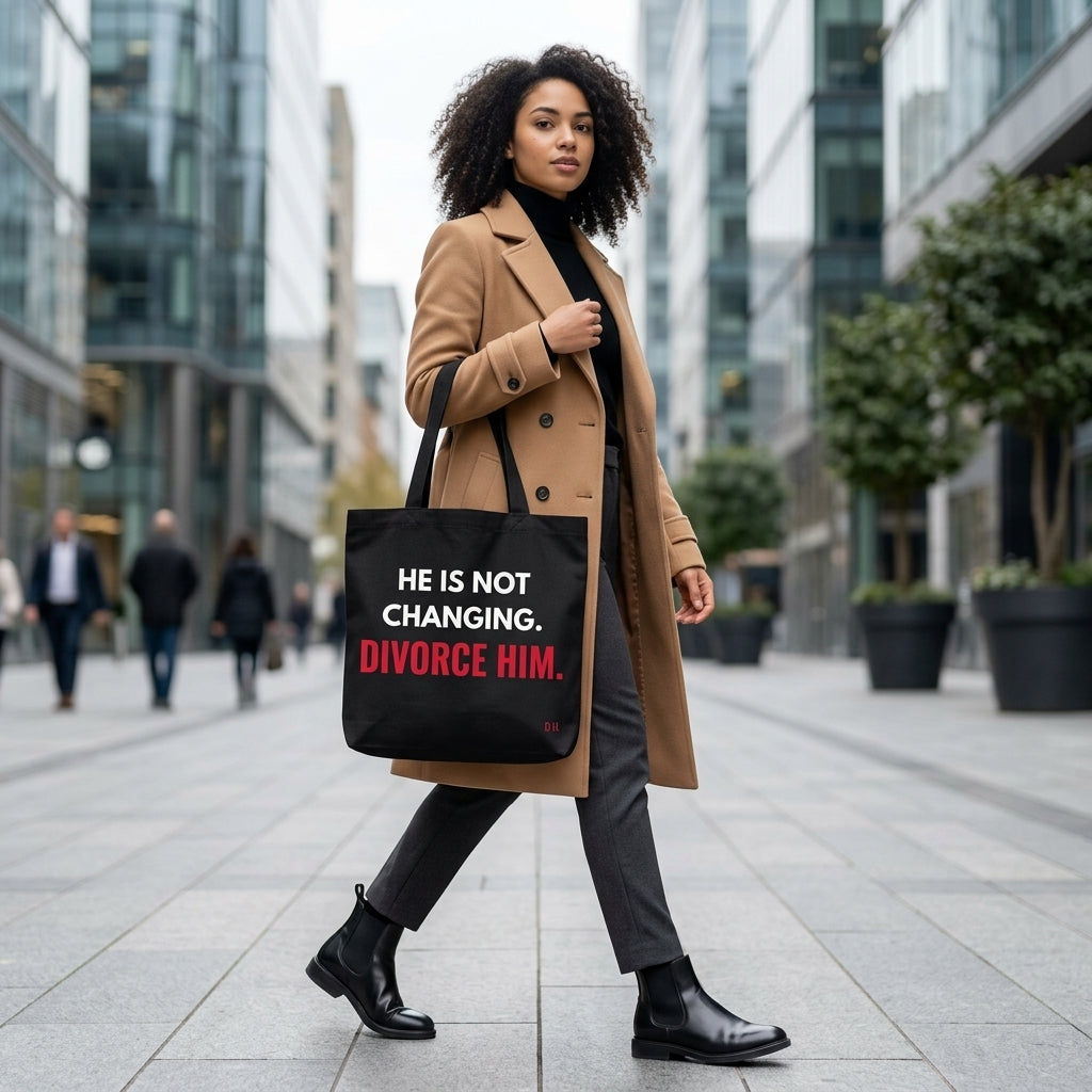 He Is Not Changing Divorce Him Tote Bag